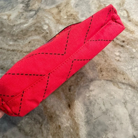 New Estée Lauder Red Makeup Case Bag Pouch - Picture 6 of 7